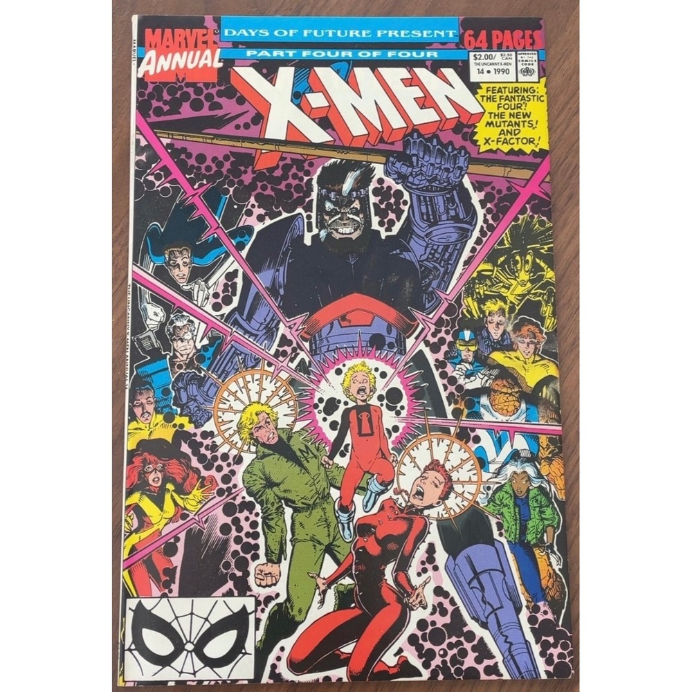 Marvel Uncanny X-Men Annual 14 1990 1st cameo Gambit 8.0VF